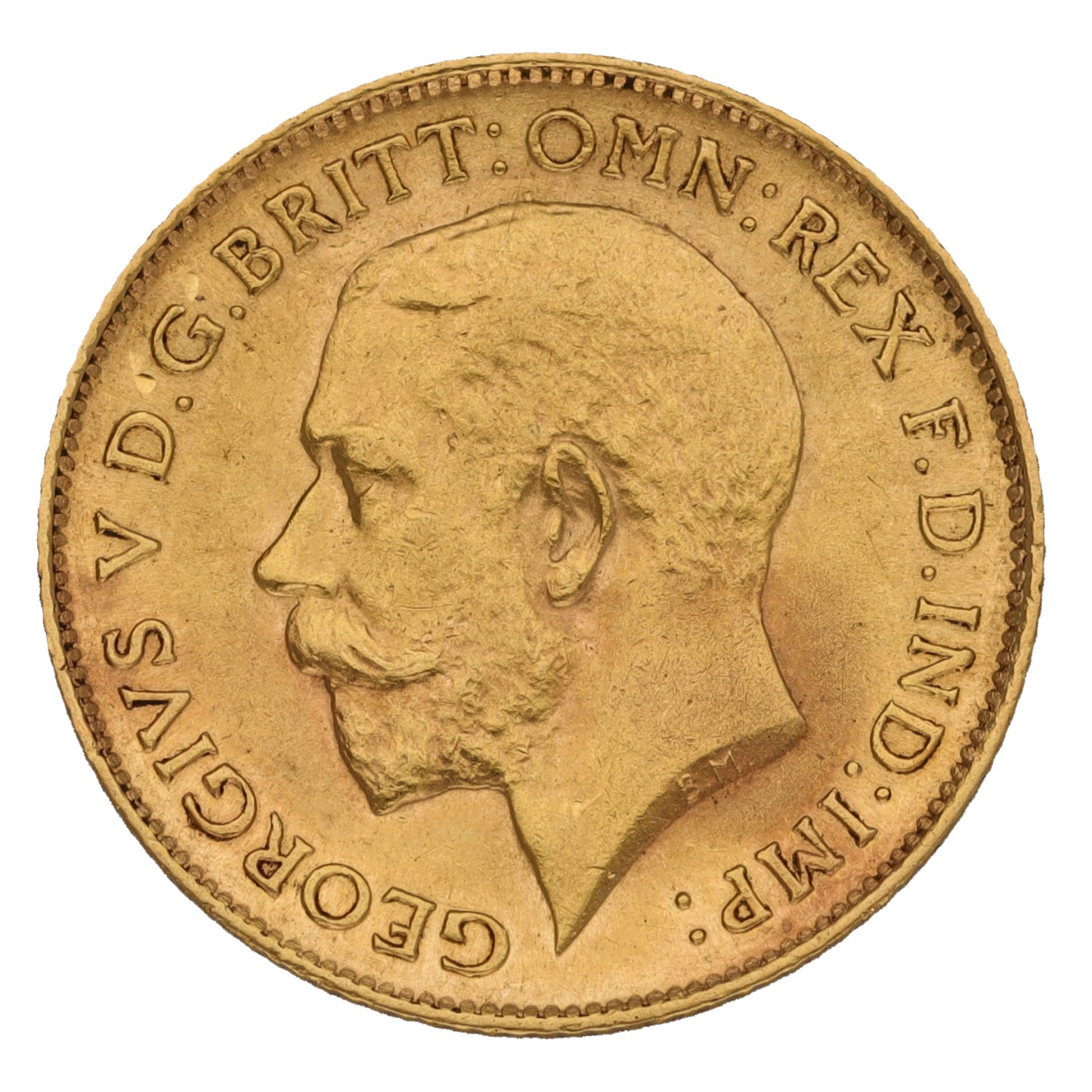 22ct Gold King George V Half Sovereign Coin 1912