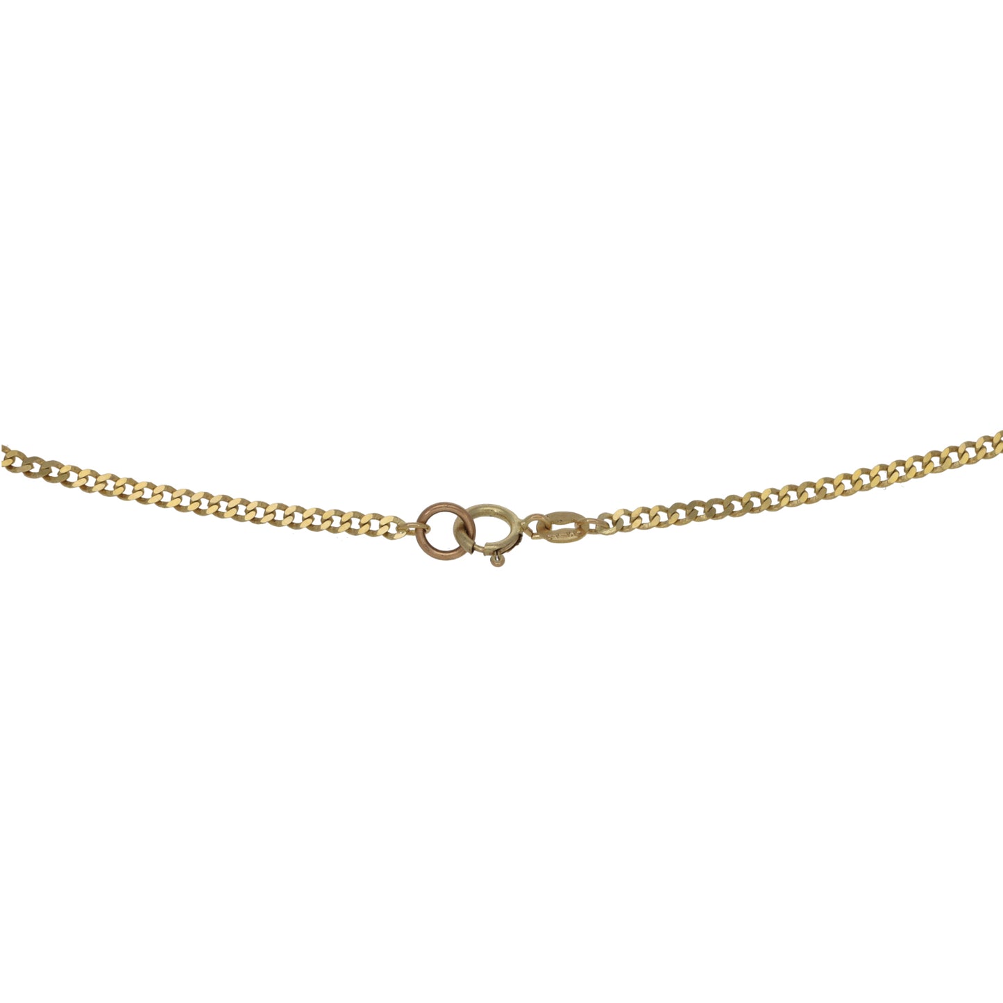 9ct Gold Curb Chain 18"