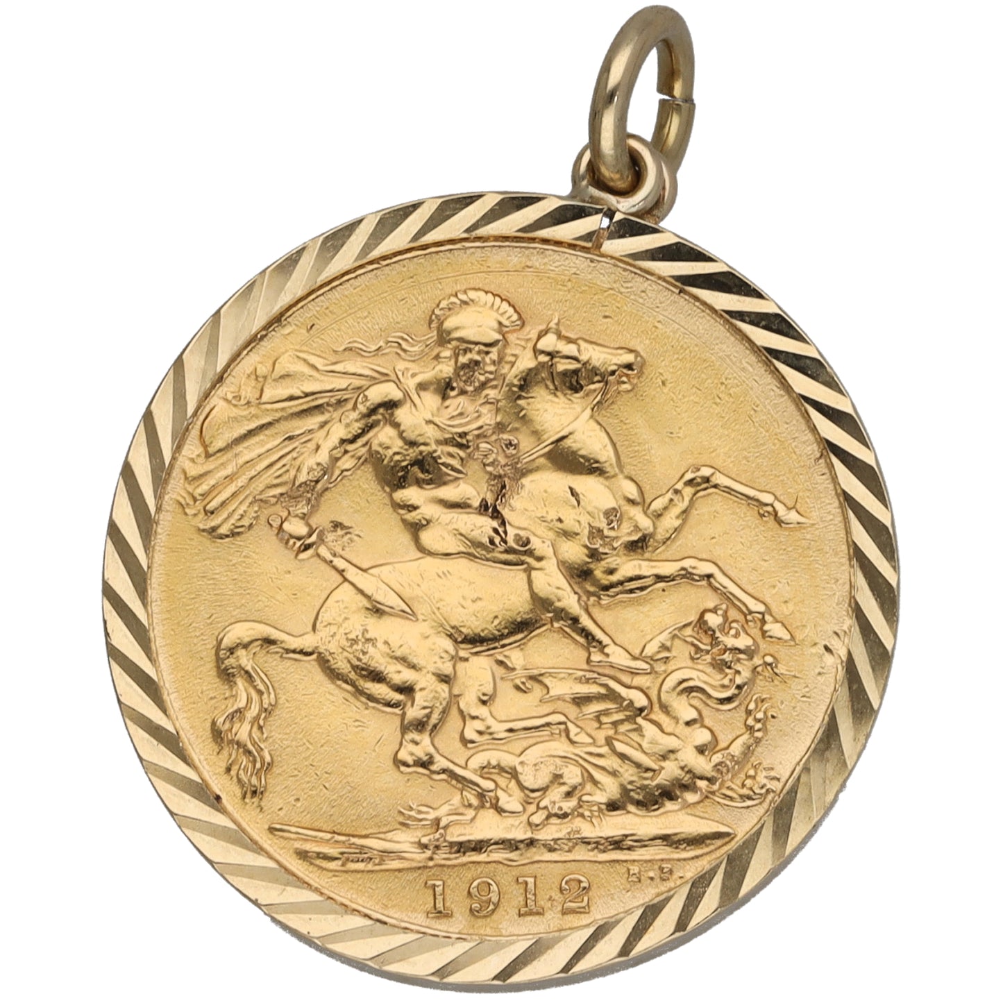 9ct Gold Full Sovereign Coin Pendant