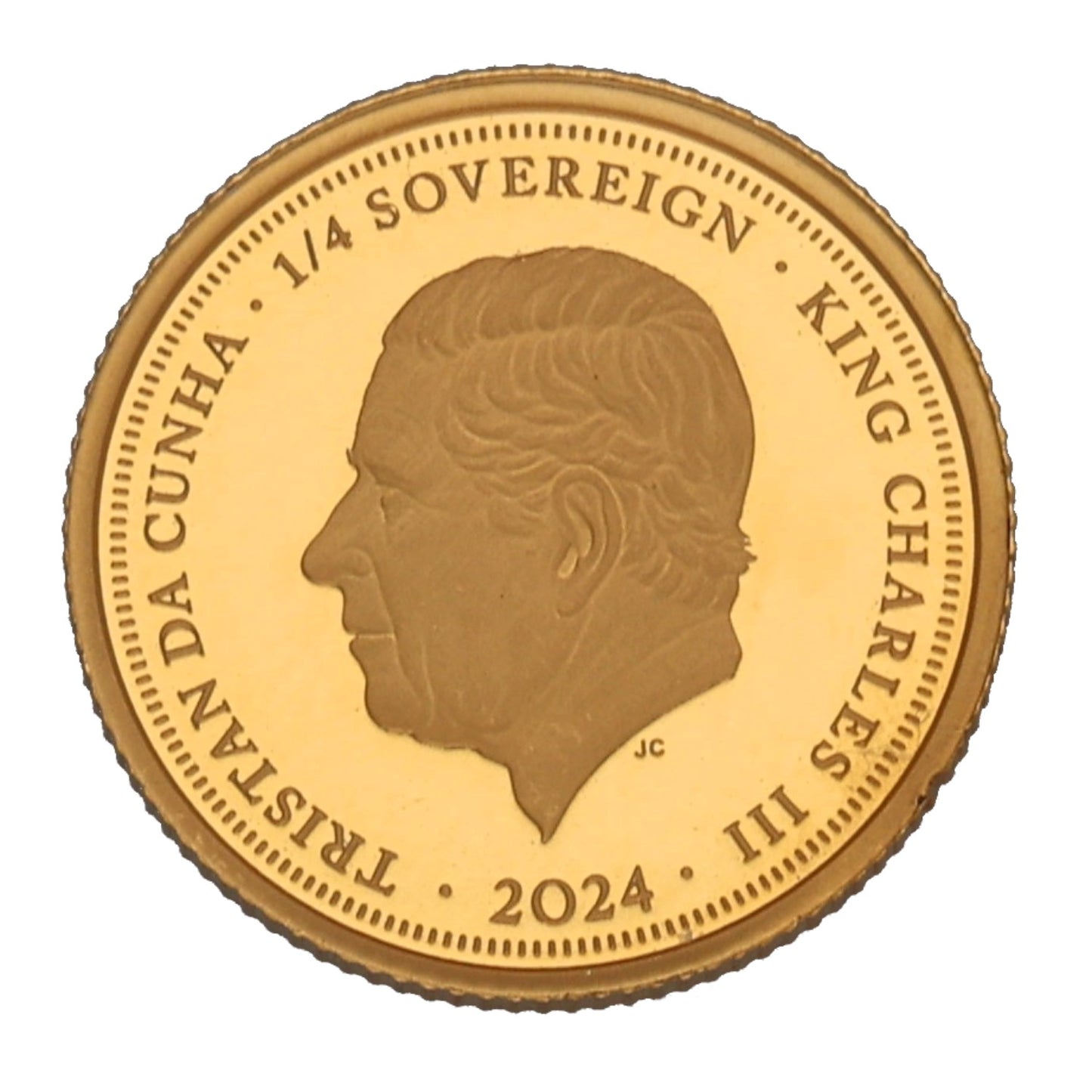 22ct Gold 80th Anniversary D-Day Quarter Sovereign Coin 2024