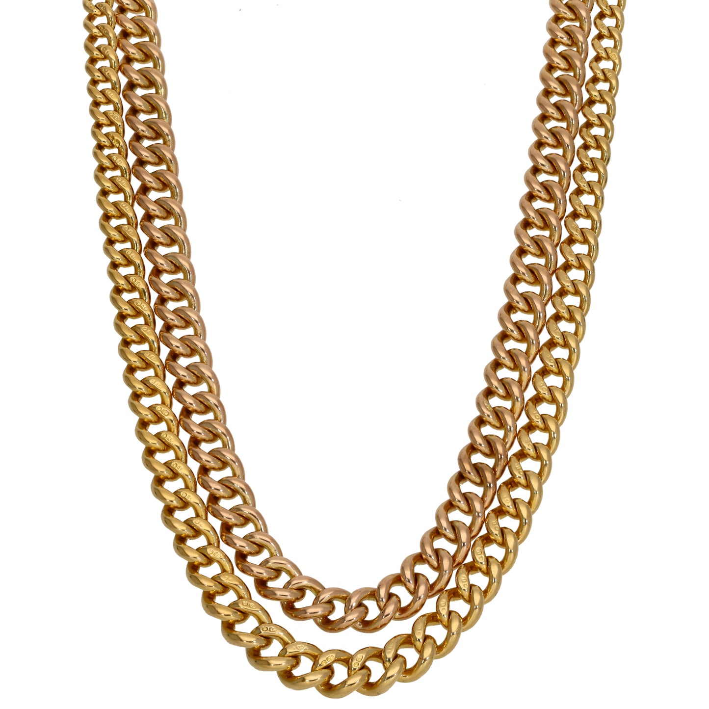 9ct Gold Fob/Watch Chain 14"