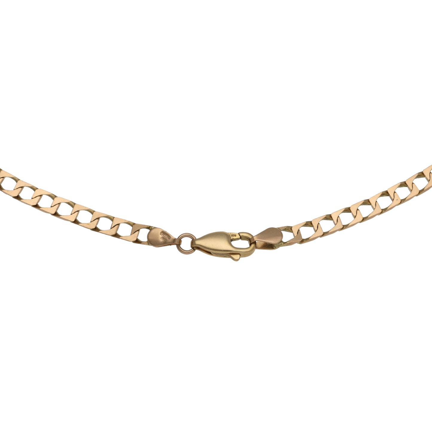 9ct Gold Curb Chain 22"