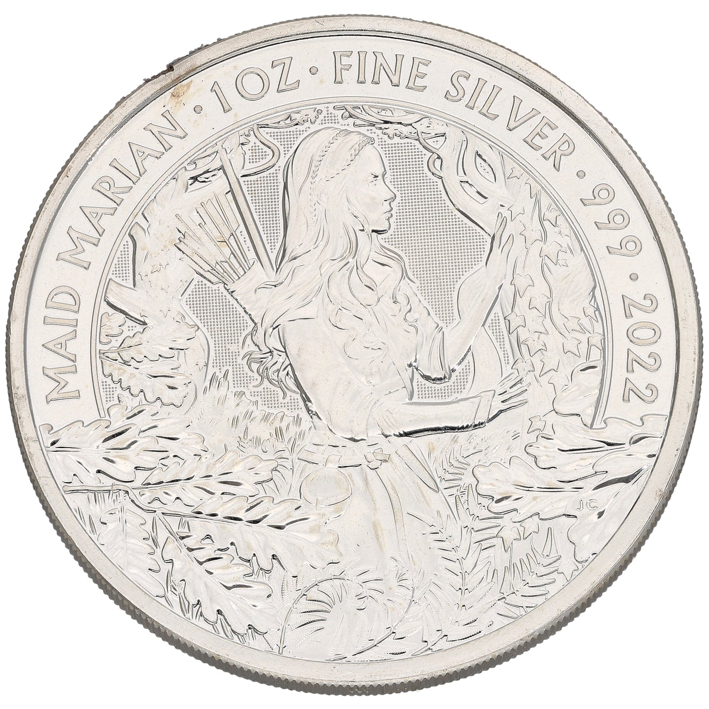 Fine Silver Maid Marian 1 OZ Coin 2022