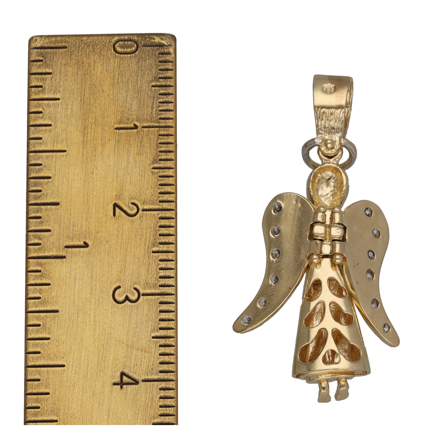 9ct Gold Cubic Zirconia Dress/Cocktail Pendant