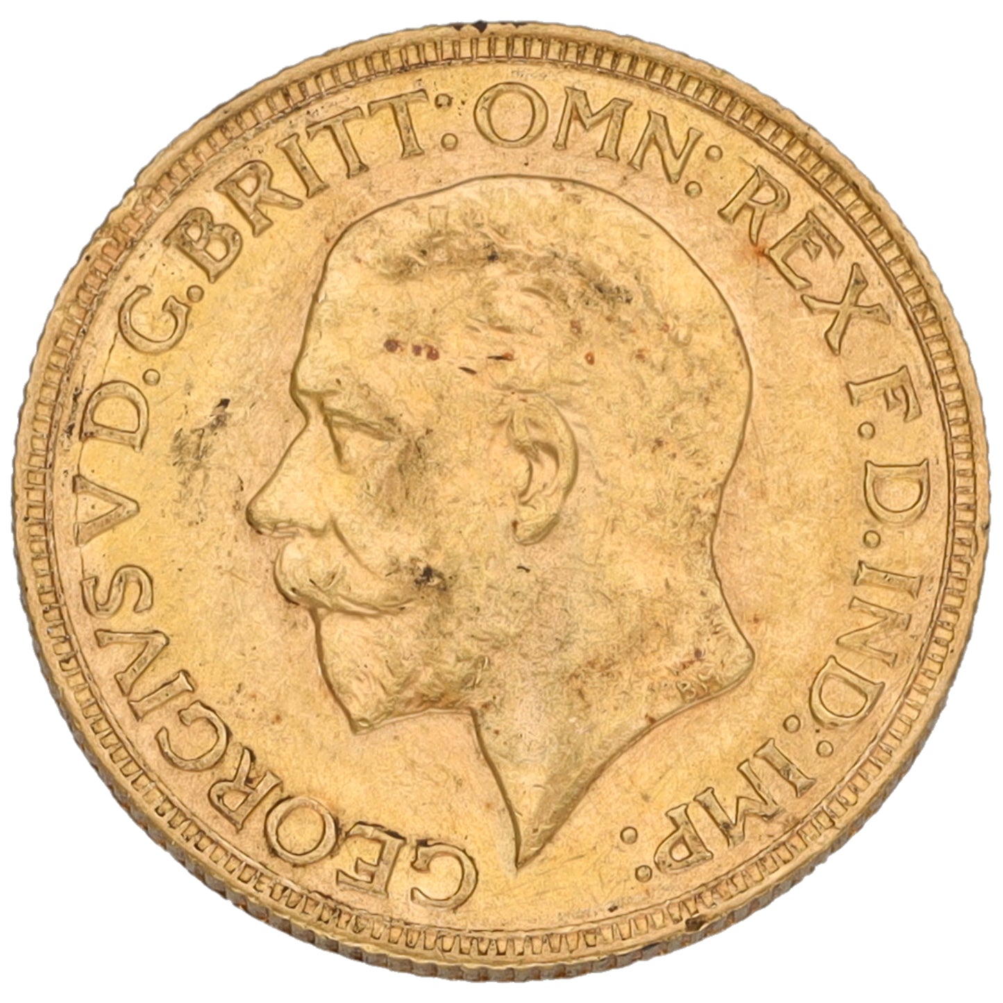 22ct Gold King George V Full Sovereign Coin 1931