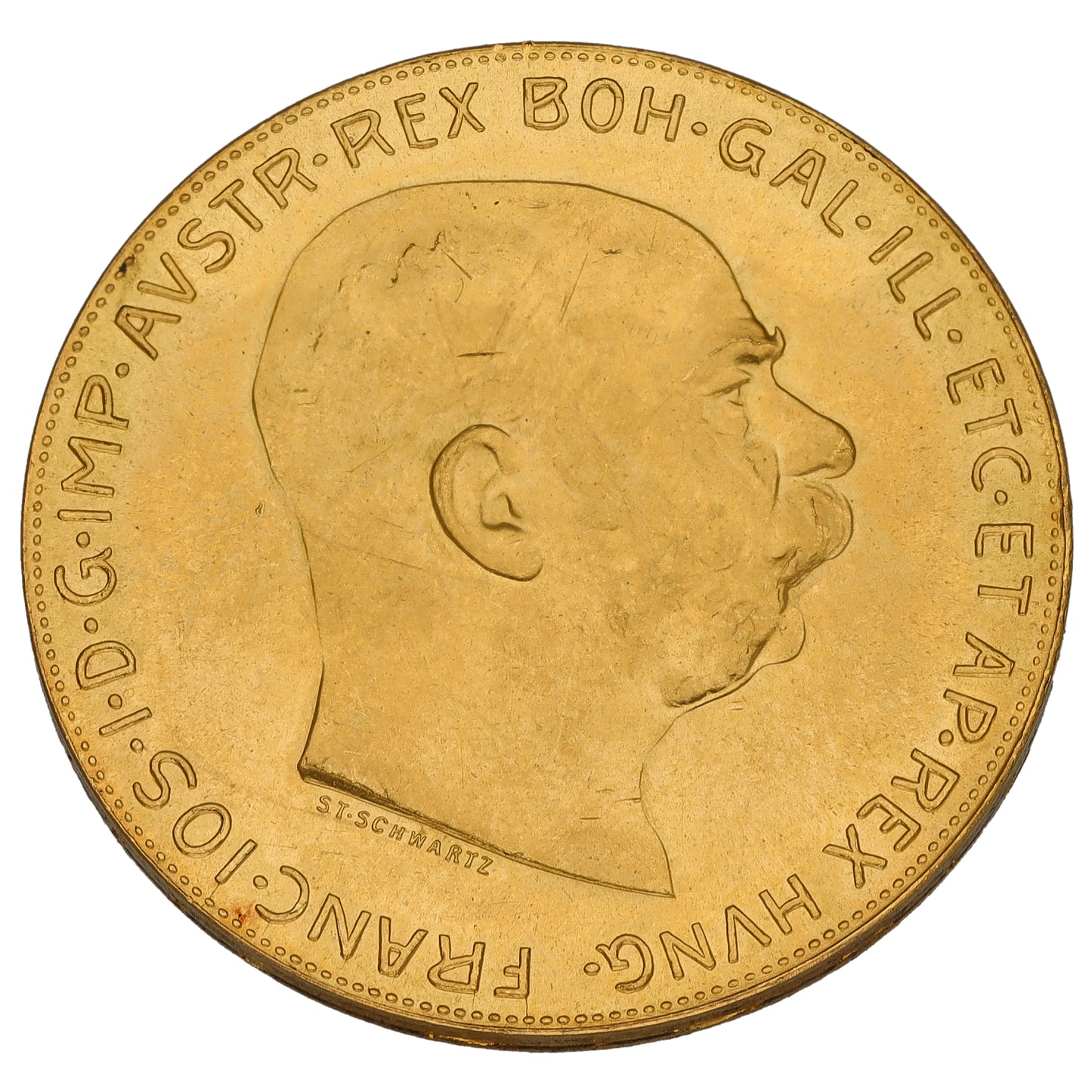 22ct Gold Austrian 100 Corona Coin 1915