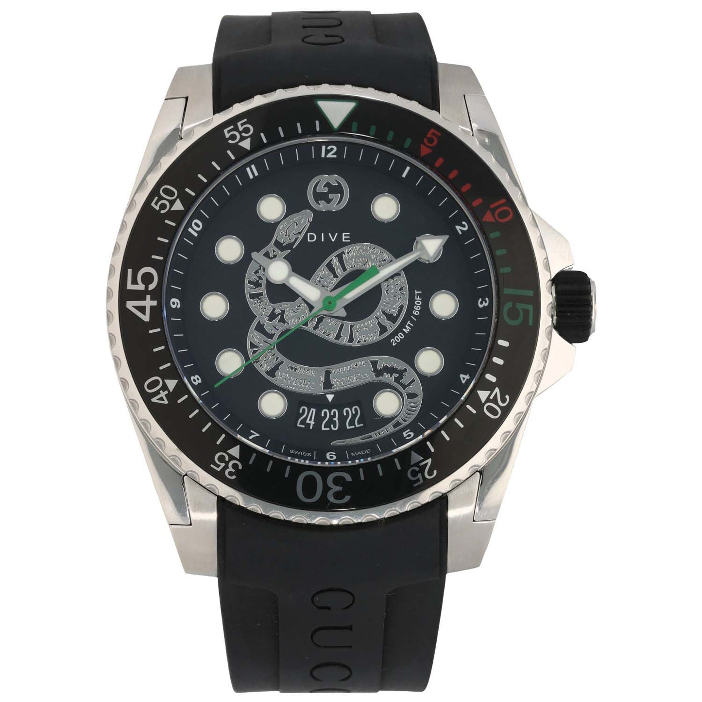 Gucci Dive 136.2 45mm Stainless Steel Watch