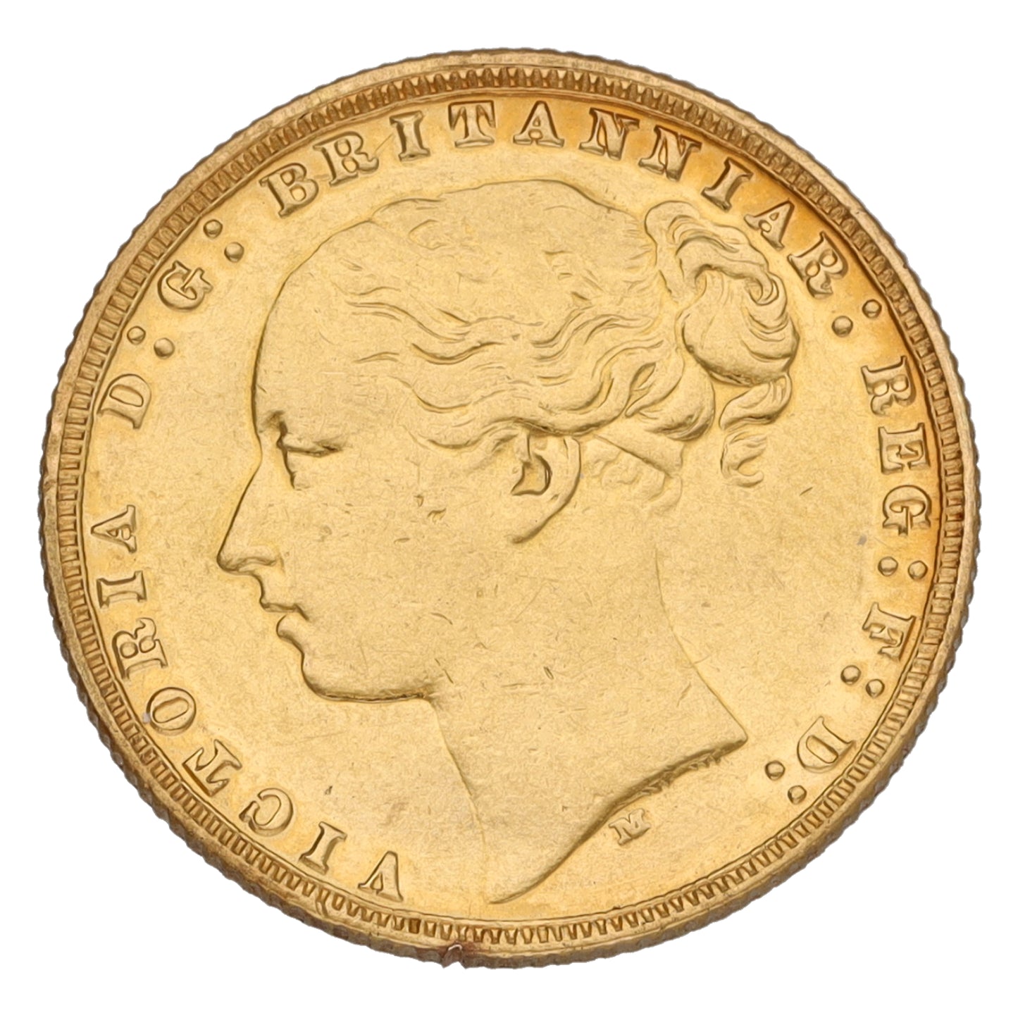 22ct Gold Queen Victoria Full Sovereign Coin 1876