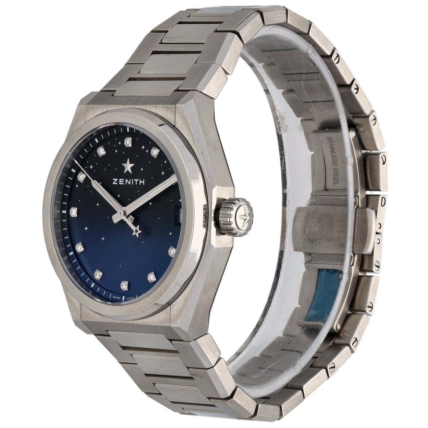 Zenith Defy Midnight 03.9200.670 36mm Stainless Steel Watch (Ex-Display)