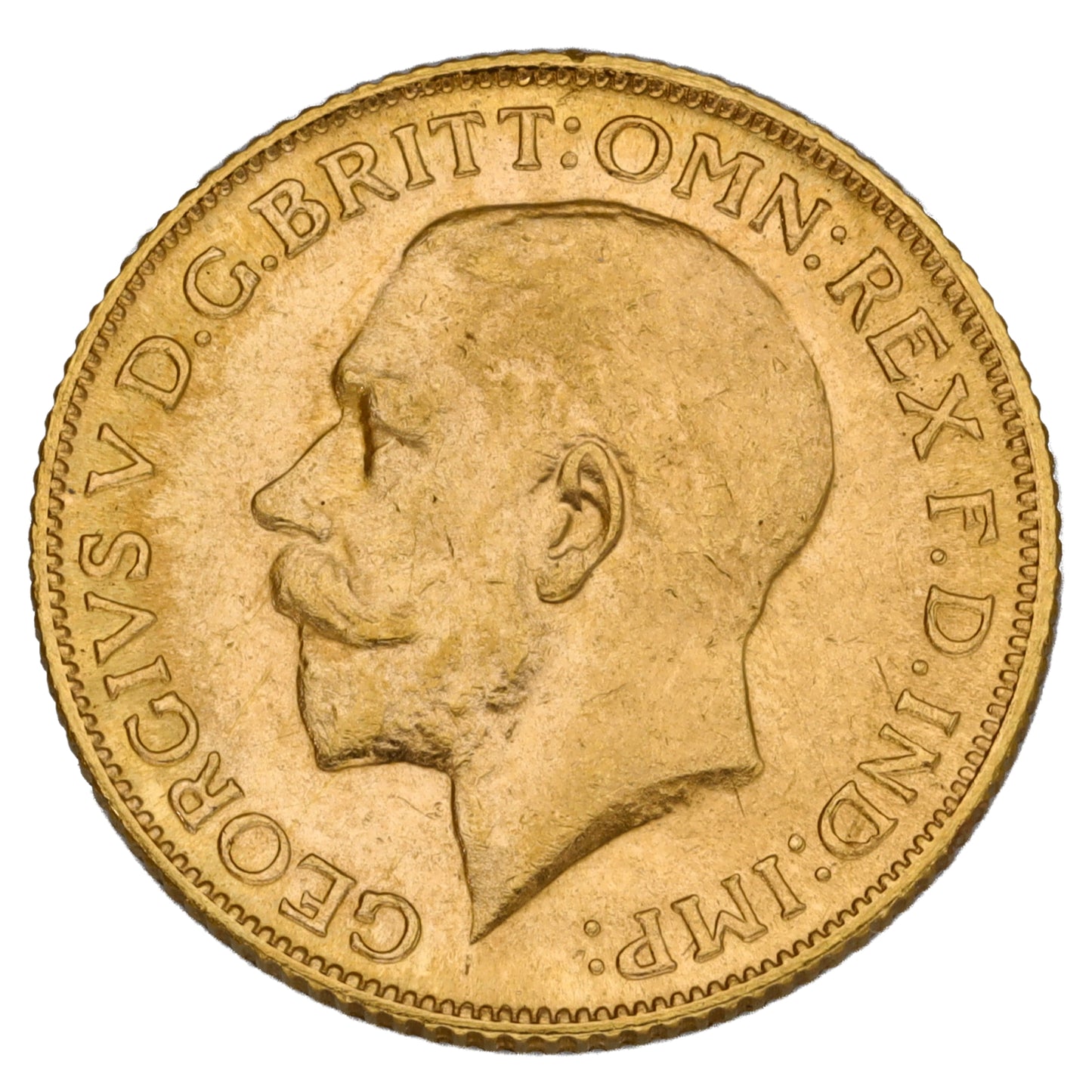22ct Gold King George V Full Sovereign Coin 1917