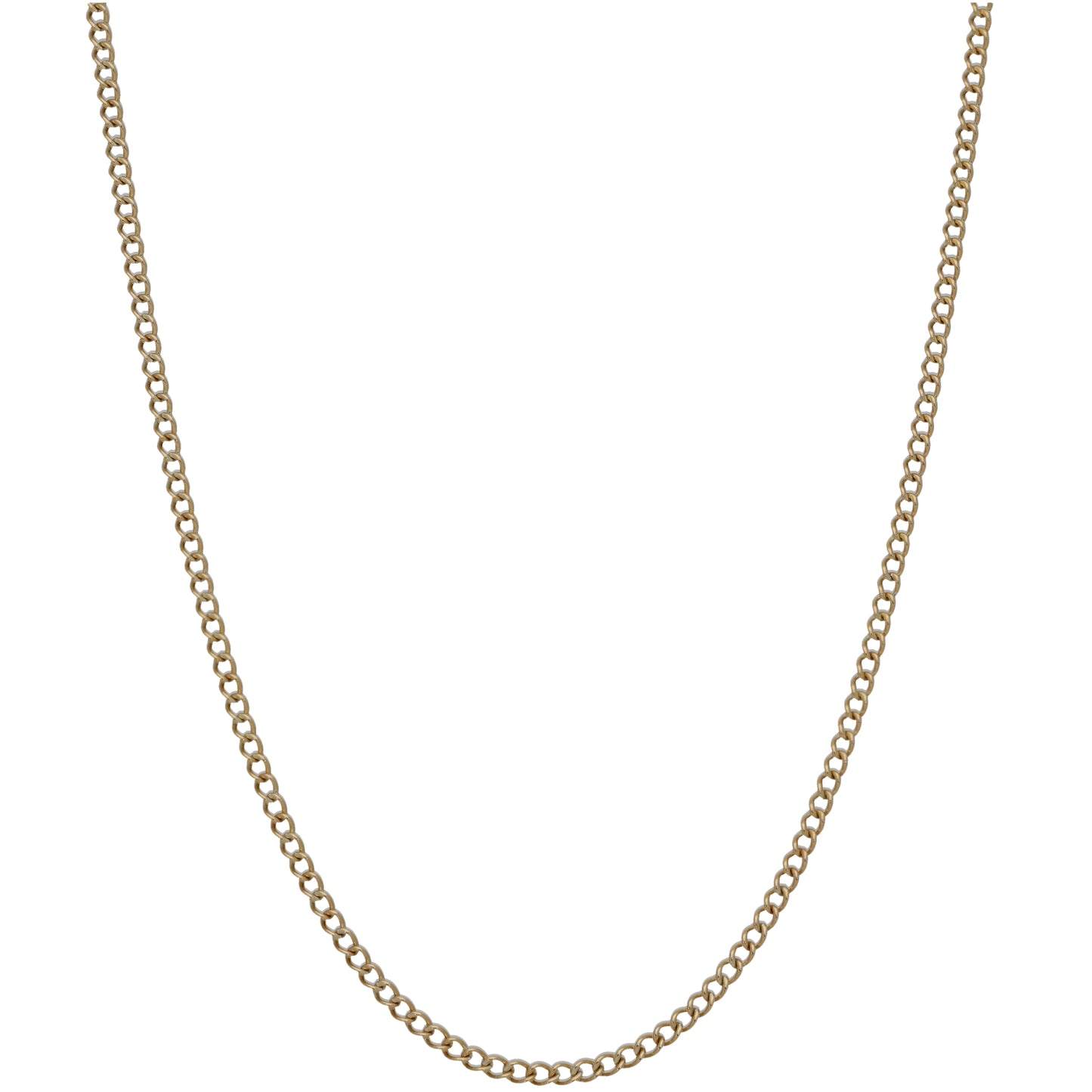 9ct Gold Double Curb Chain 24"