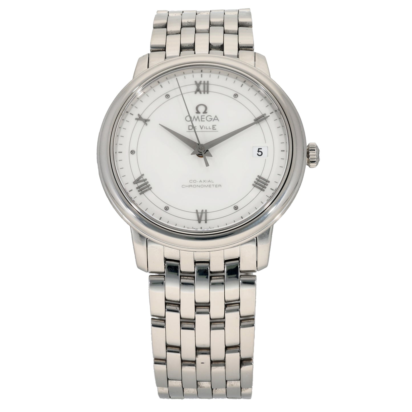 Omega De Ville Prestige 424.10.37.20.04.001 36.8mm Stainless Steel Watch