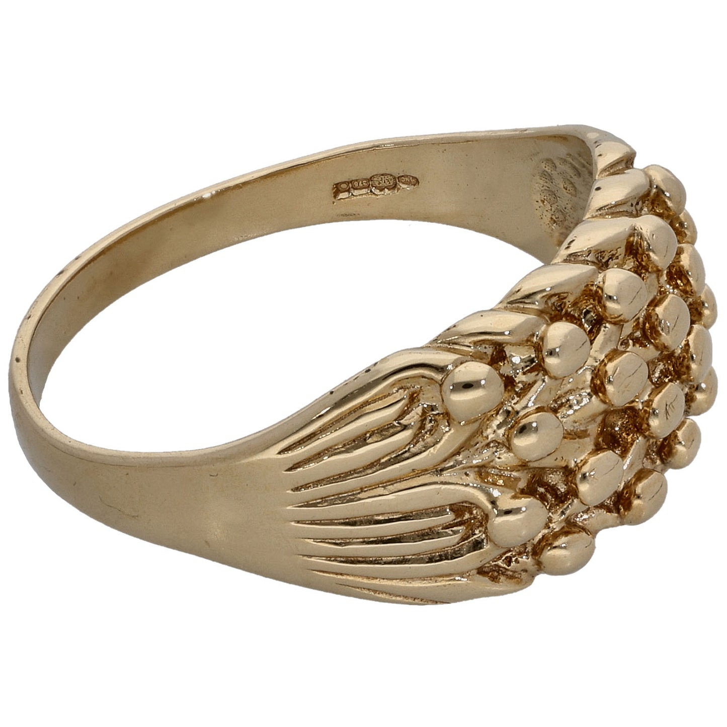 9ct Gold Keeper Ring Size X