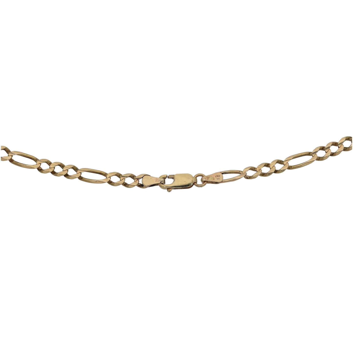 9ct Gold Figaro Chain 20"