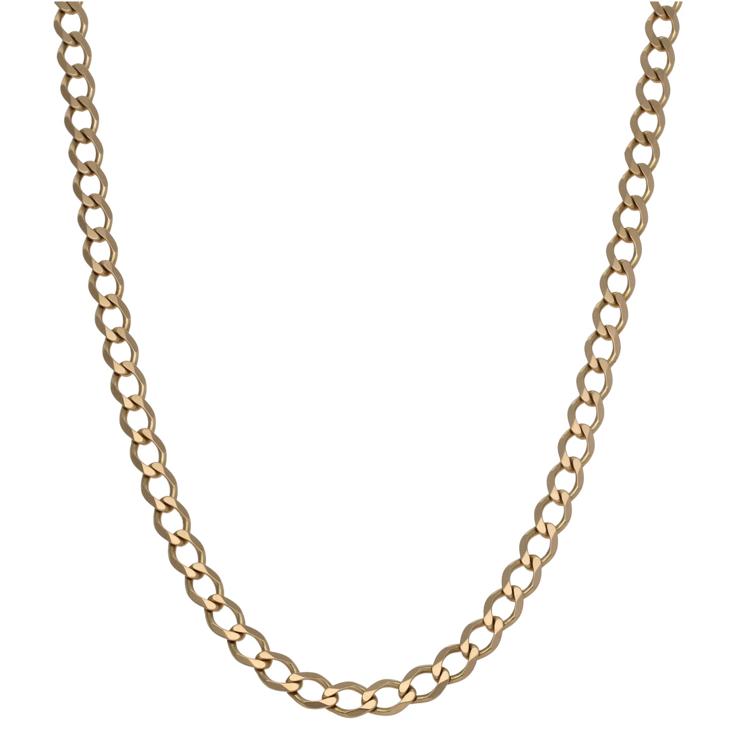 9ct Gold Curb Chain 20"