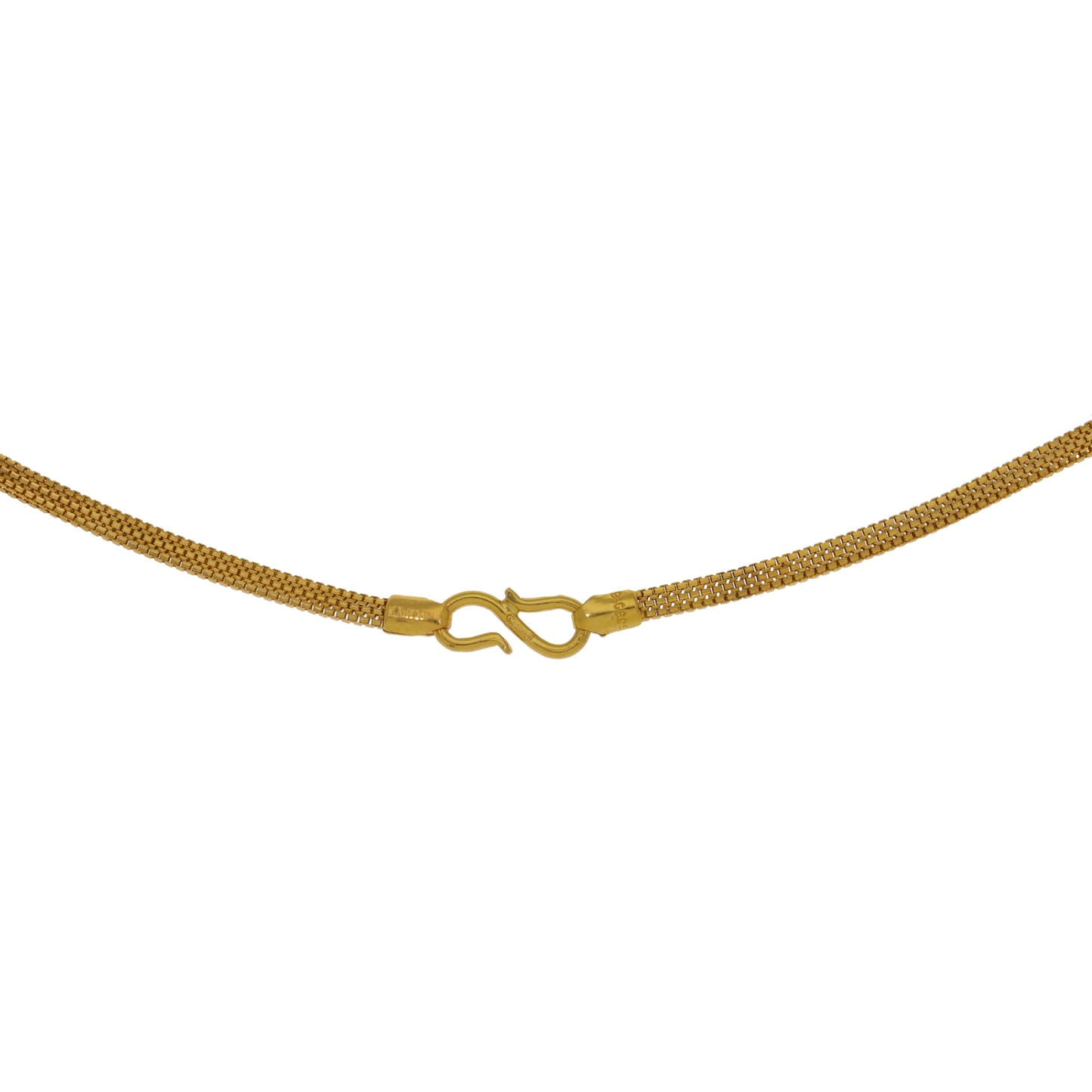 22ct Gold Box Chain 22"