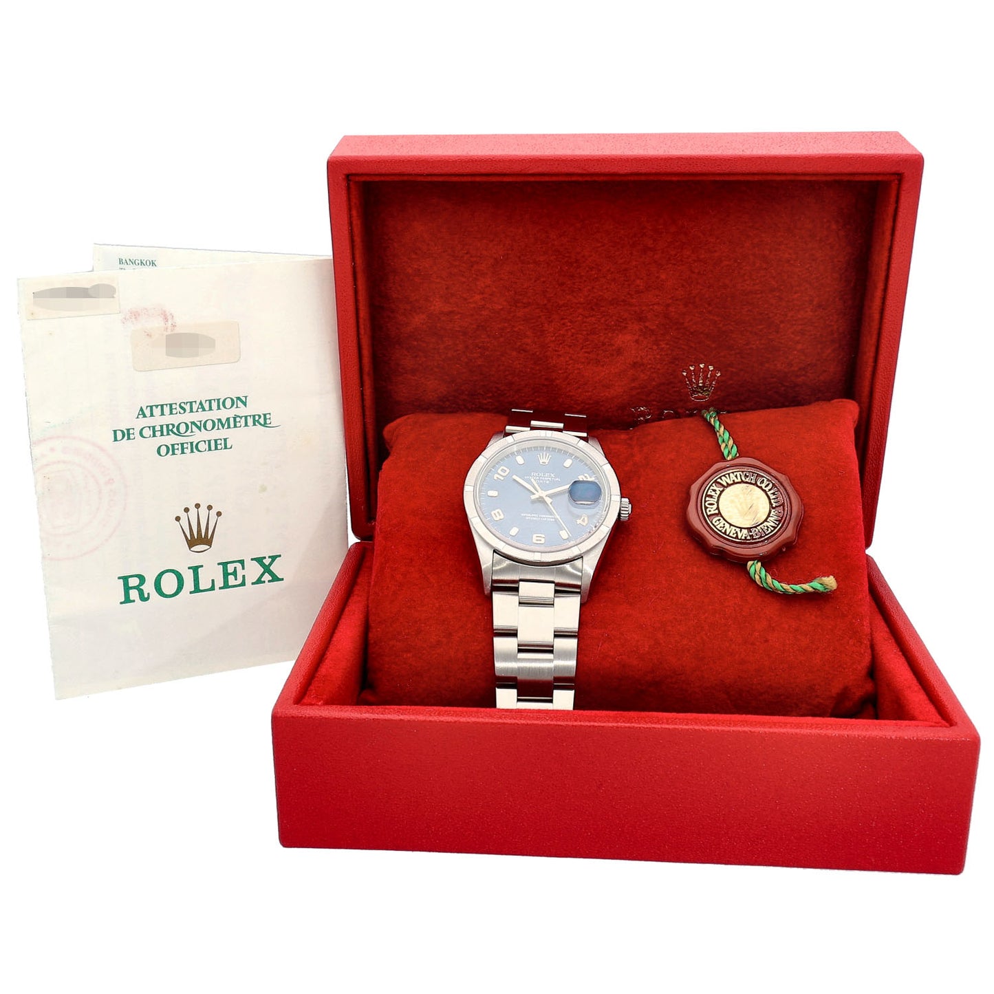 Rolex Date 15210 34mm Stainless Steel Watch