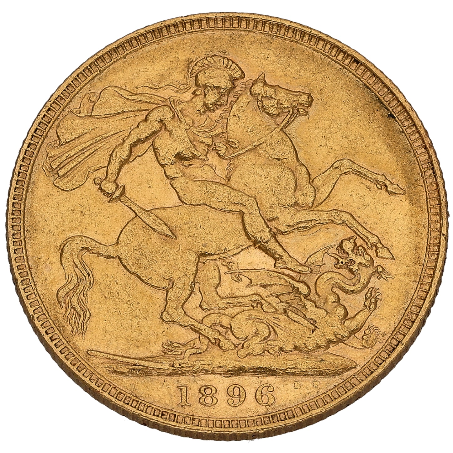 22ct Gold Queen Victoria Full Sovereign Coin 1896