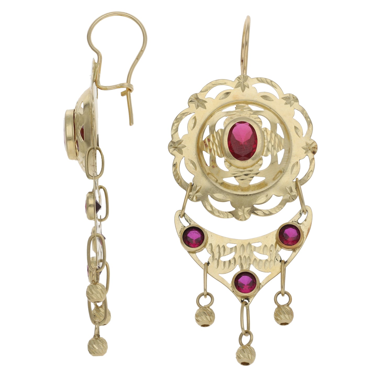 14ct Gold Imitation Dress/Cocktail Earrings