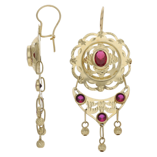 14ct Gold Imitation Dress/Cocktail Earrings