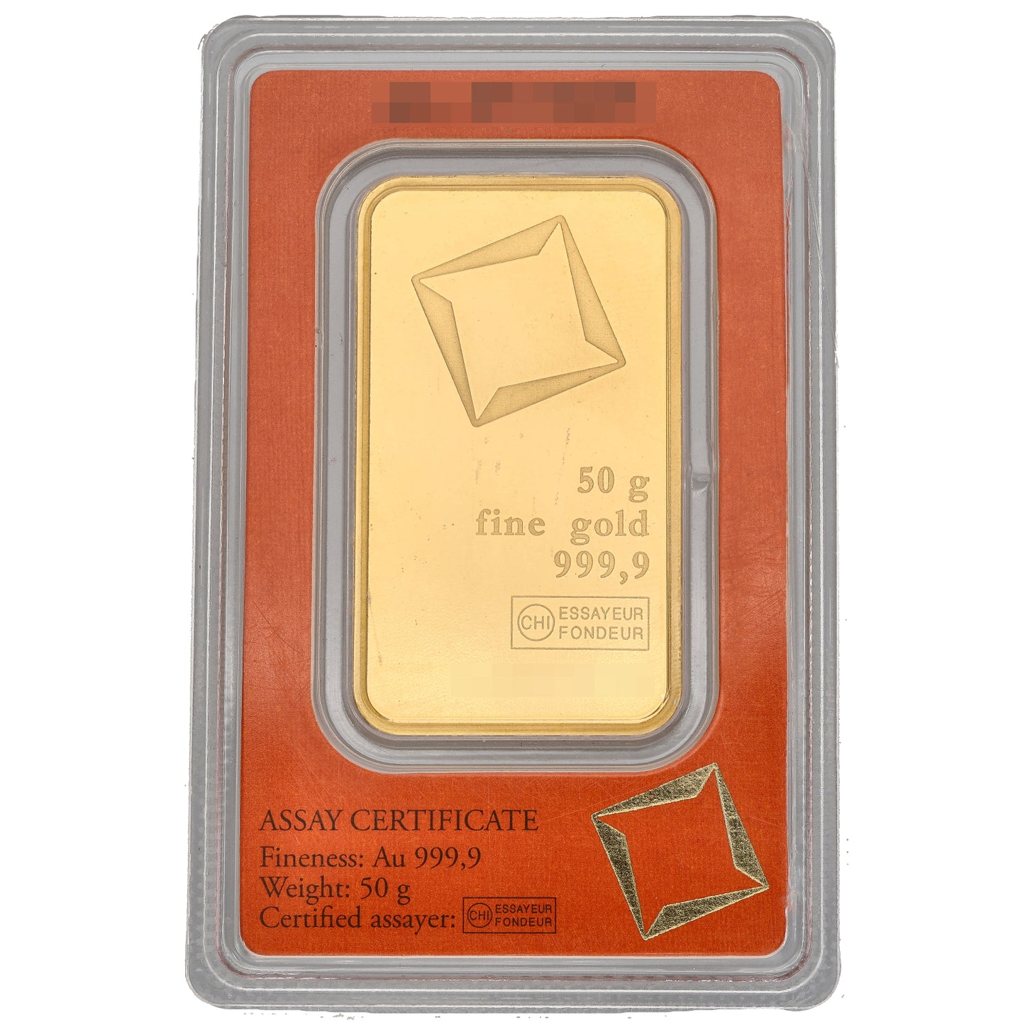 24ct Gold 50g Bar