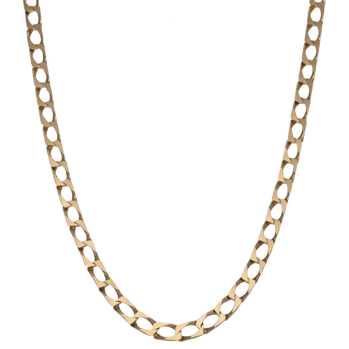 9ct Gold Curb Chain 20"