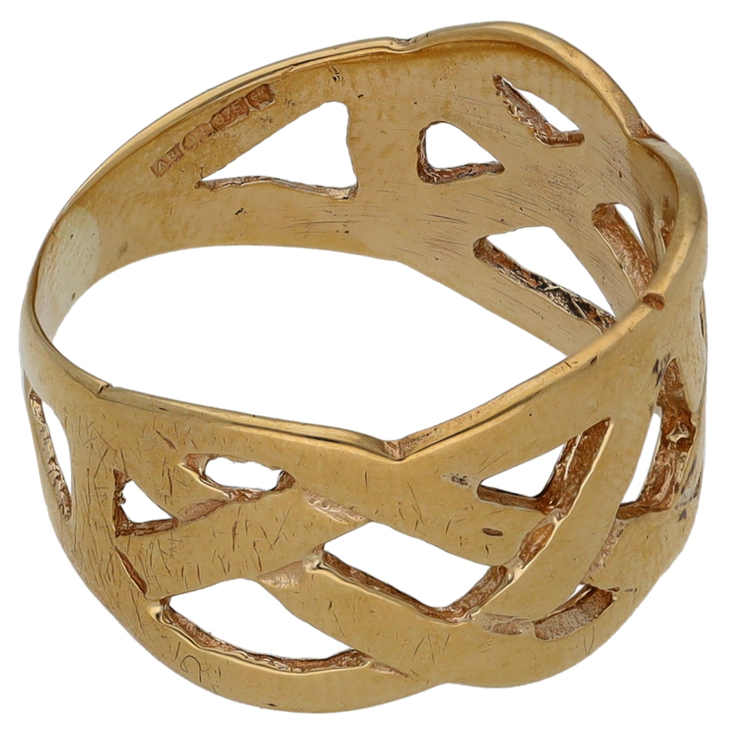 9ct Gold Alternative Ring Size P