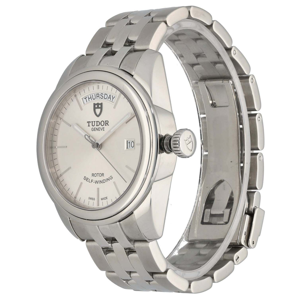 Tudor Glamour 56000 39mm Stainless Steel Watch