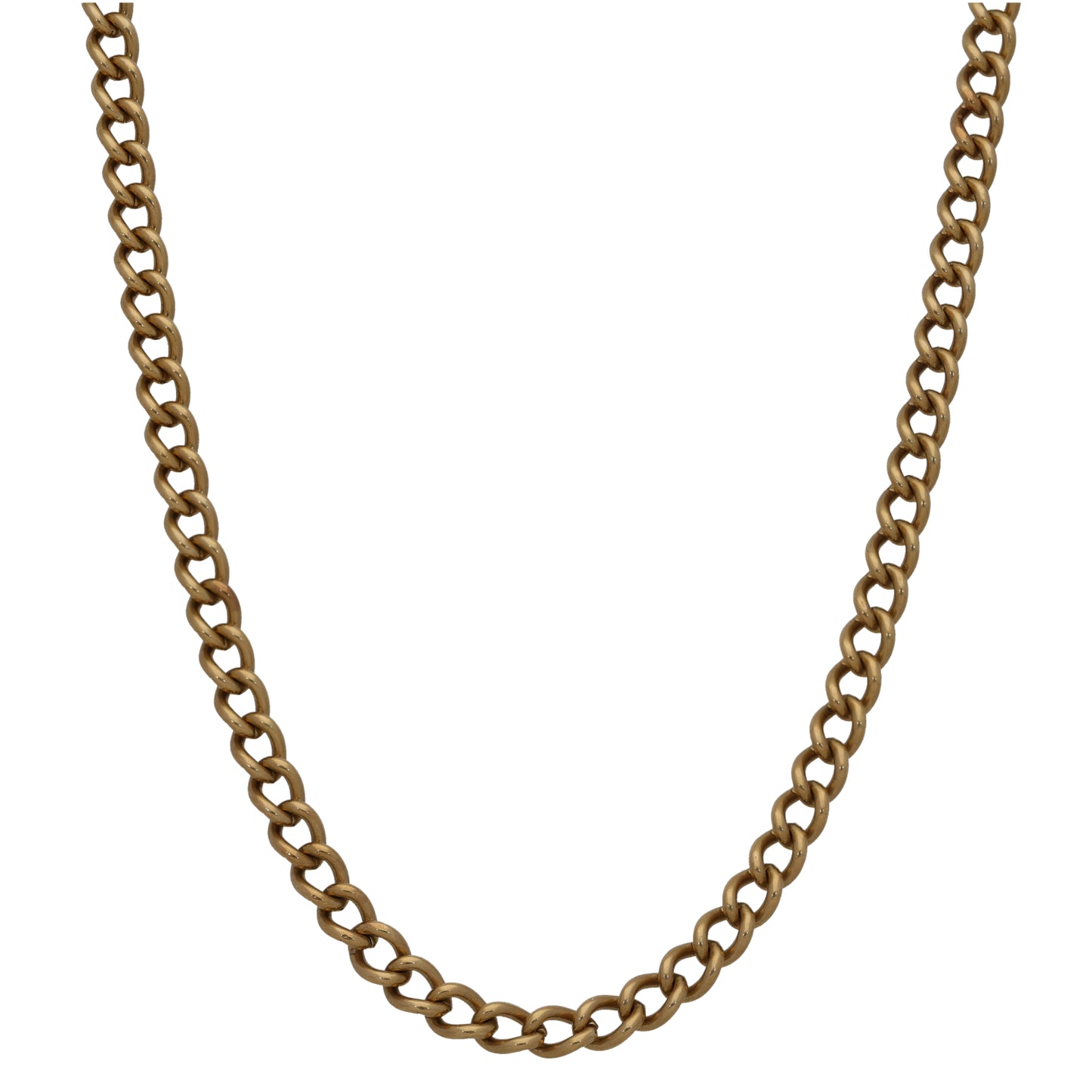 9ct Gold Curb Chain 19"
