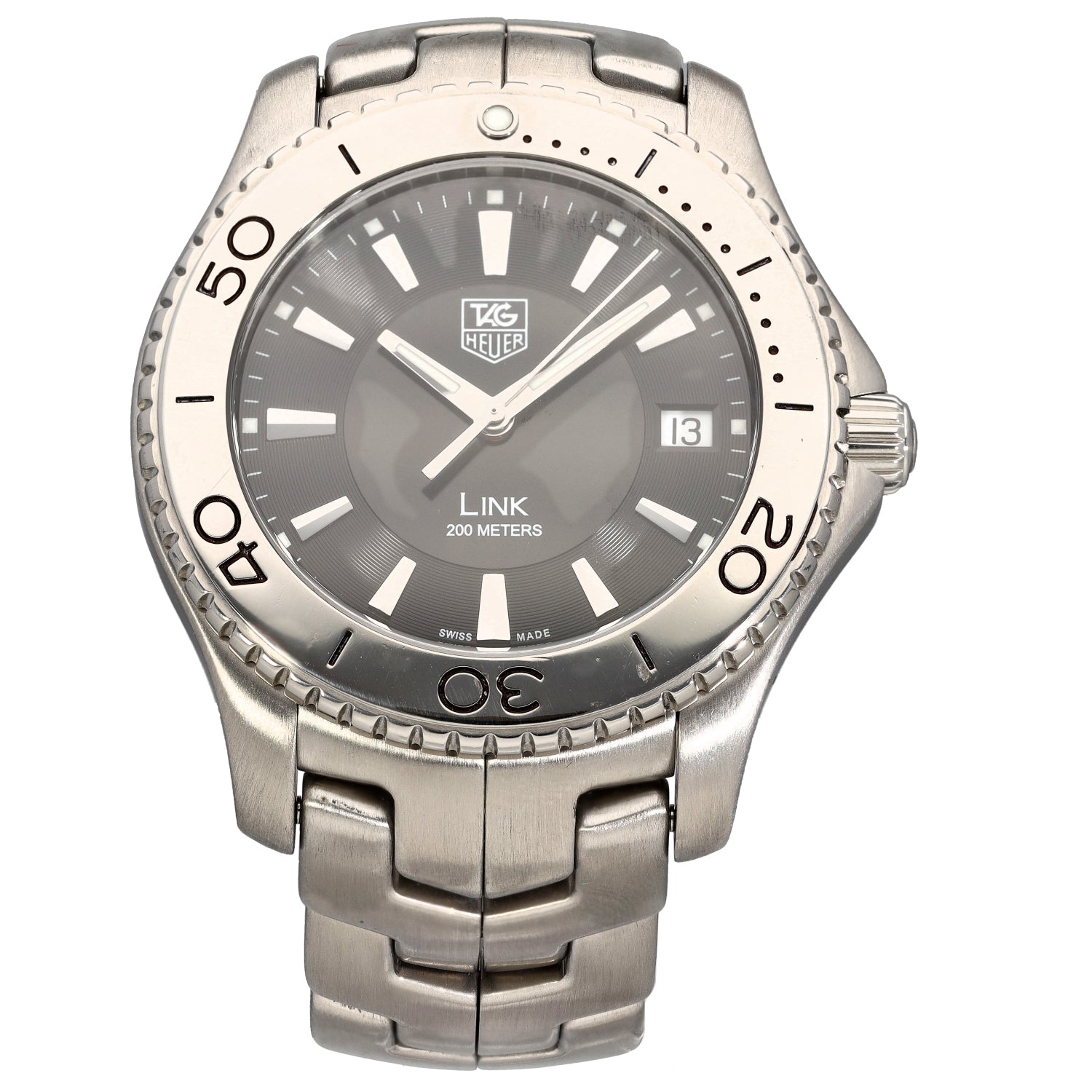 Tag Heuer Link WJ1110-0 39mm Stainless Steel Watch H&T