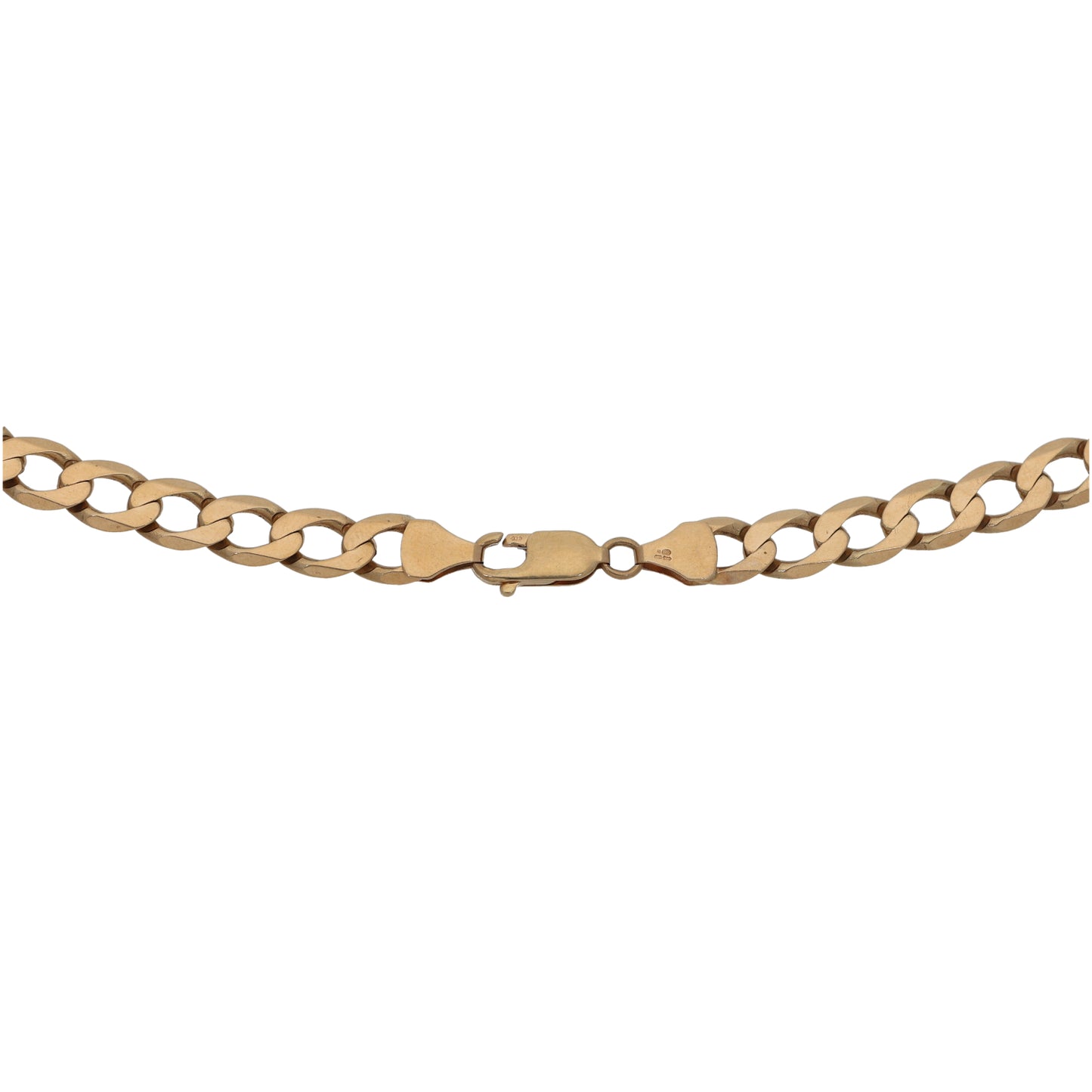 9ct Gold Curb Chain 22"