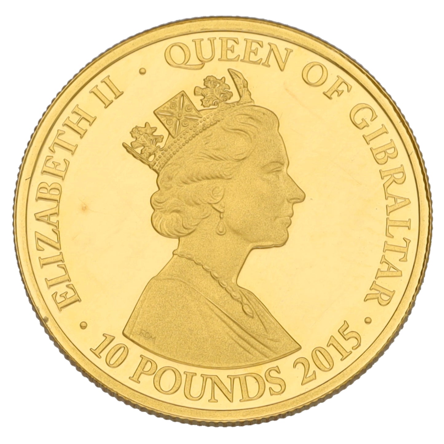 22ct Gold Sir Winston Leonard Spencer Churchill 1/10 OZ Coin 2015