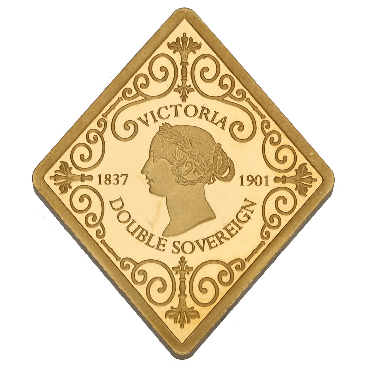 22ct Gold Queen Victoria 125th Diamond Jubilee Anniversary Double Sovereign 2022