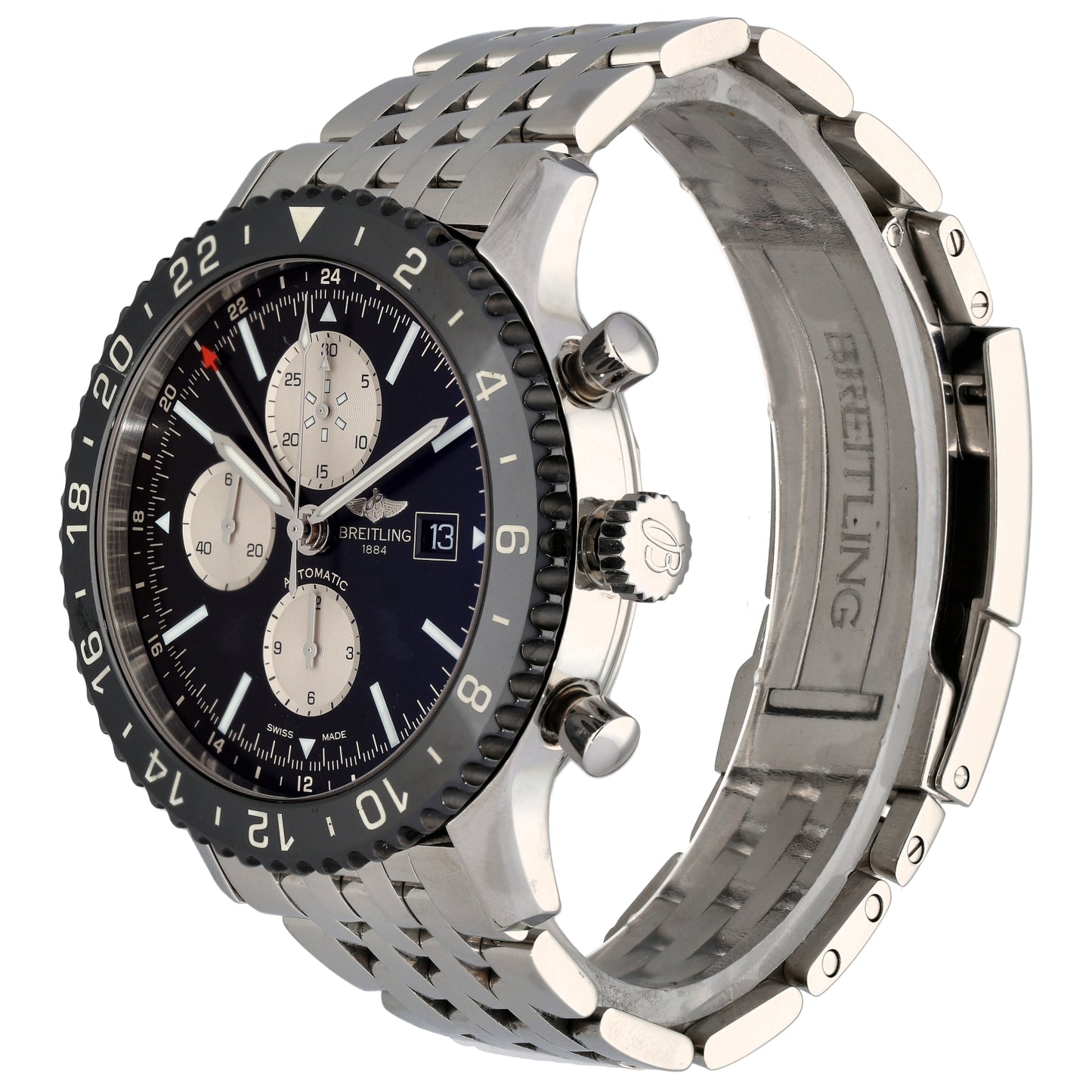 Breitling Chronoliner Y24310 46mm Stainless Steel Watch
