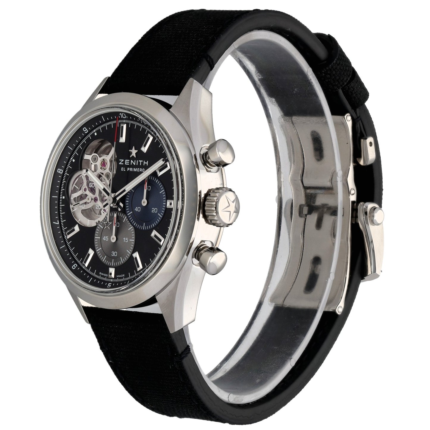 Zenith Chronomaster Open 03.3300.360 39.5mm Stainless Steel Watch (Ex-Display)