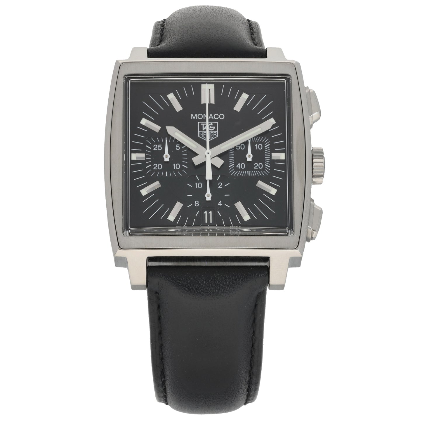 Tag Heuer Monaco CW2111-0 38mm Stainless Steel Watch