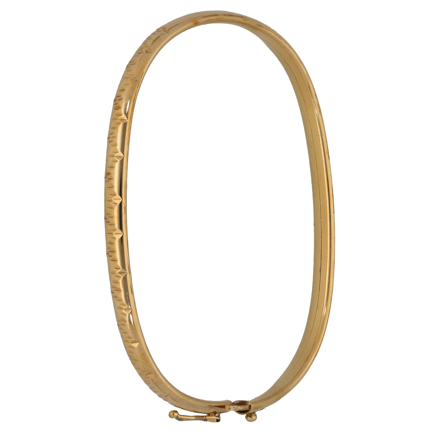 9ct Gold Hinged/Clasp Bangle