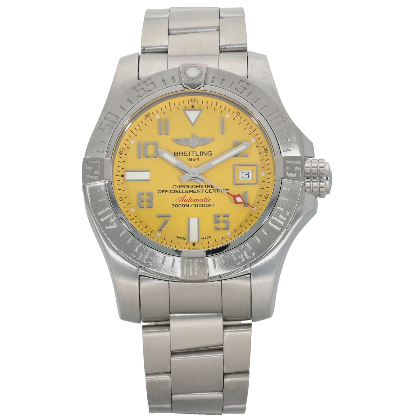Breitling Avenger II Seawolf A17331 45mm Stainless Steel Watch