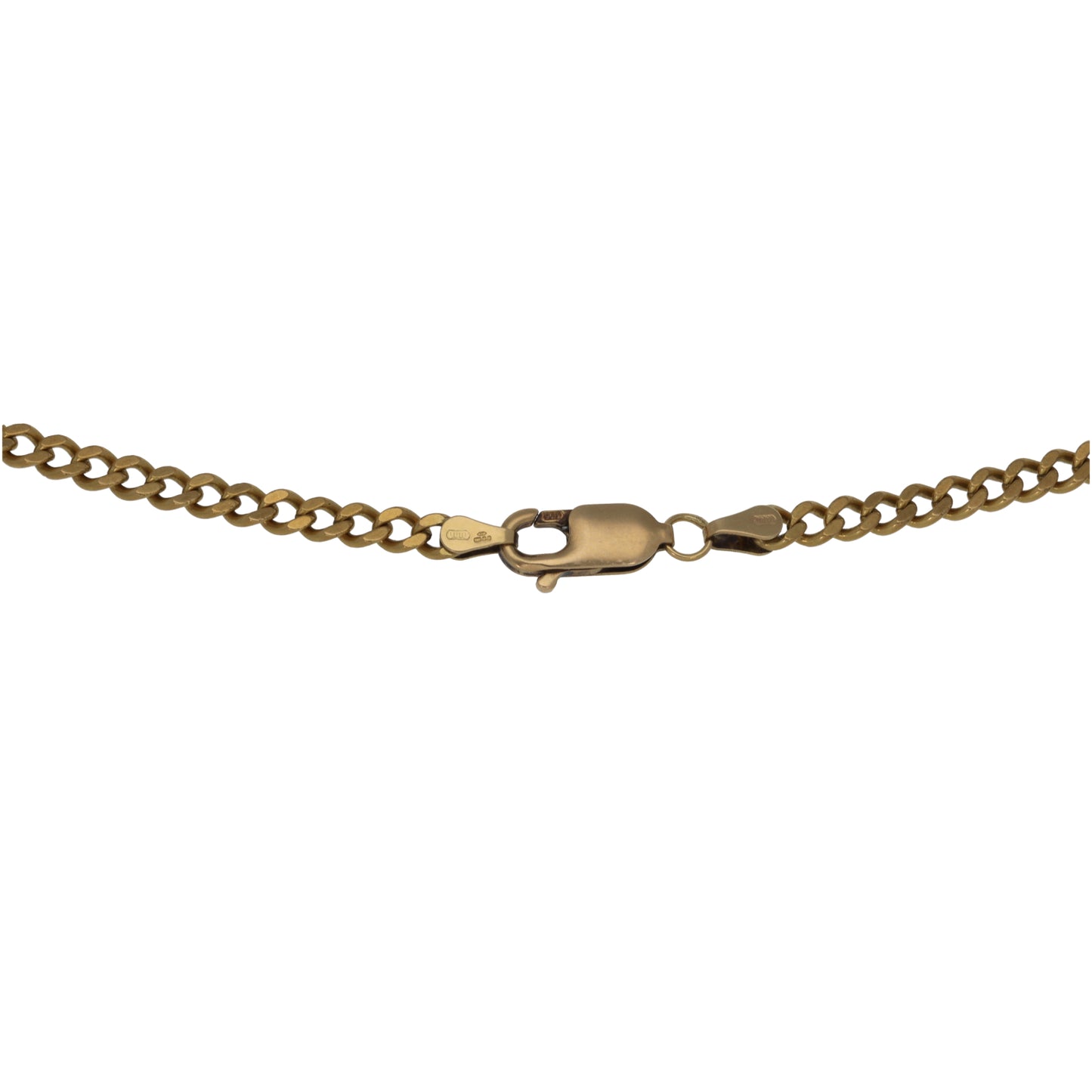 9ct Gold Curb Chain 26"