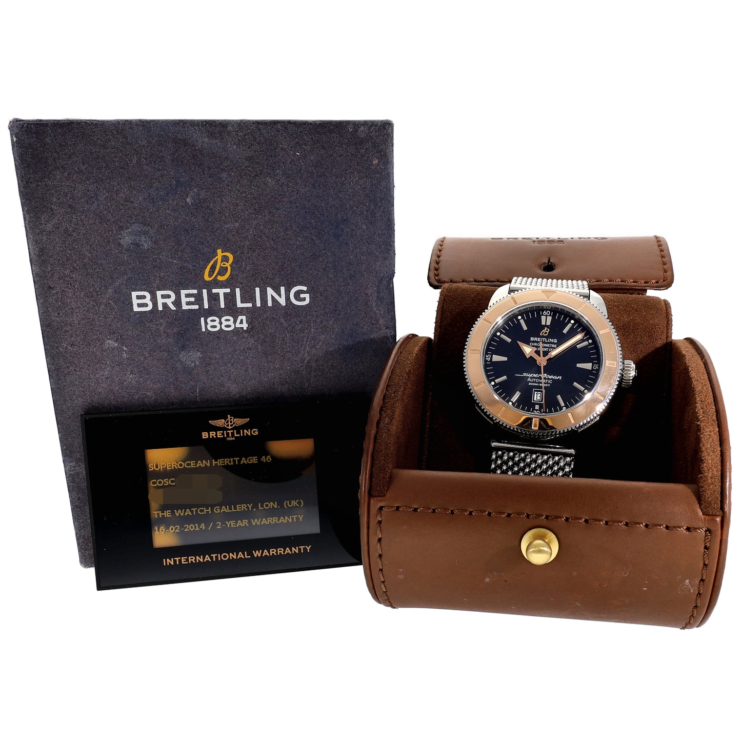 Breitling Superocean Heritage U17320 46mm Stainless Steel Watch
