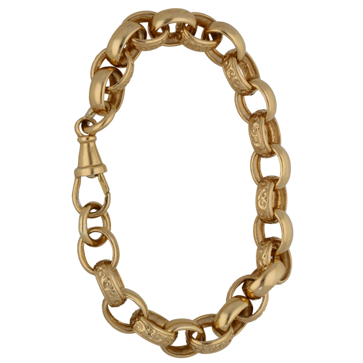 9ct Gold Belcher Bracelet