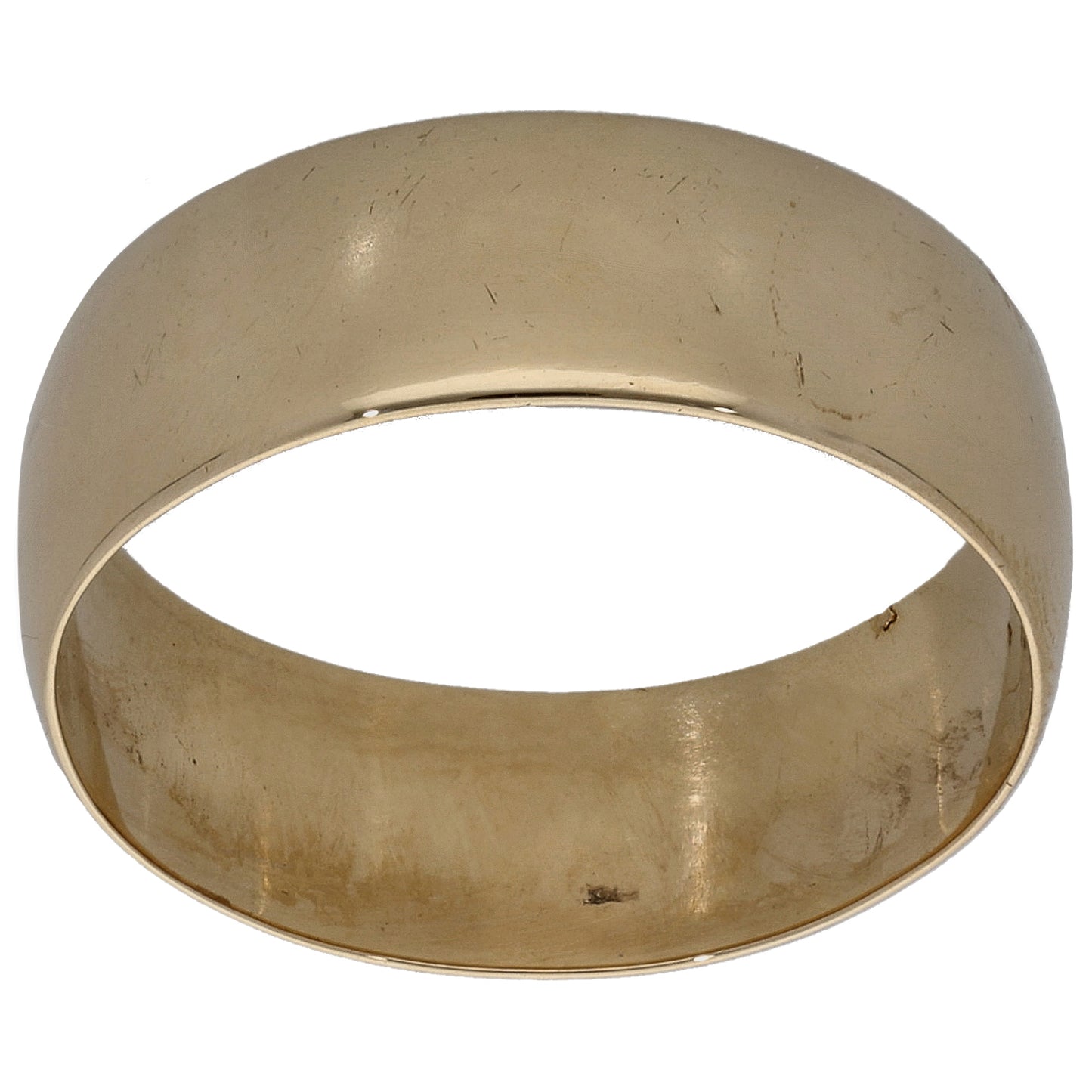 9ct Gold Plain Wedding Ring Size O
