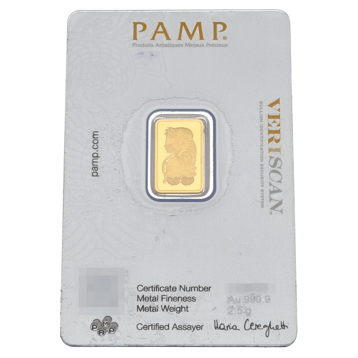 24ct 2.5g Gold Bar