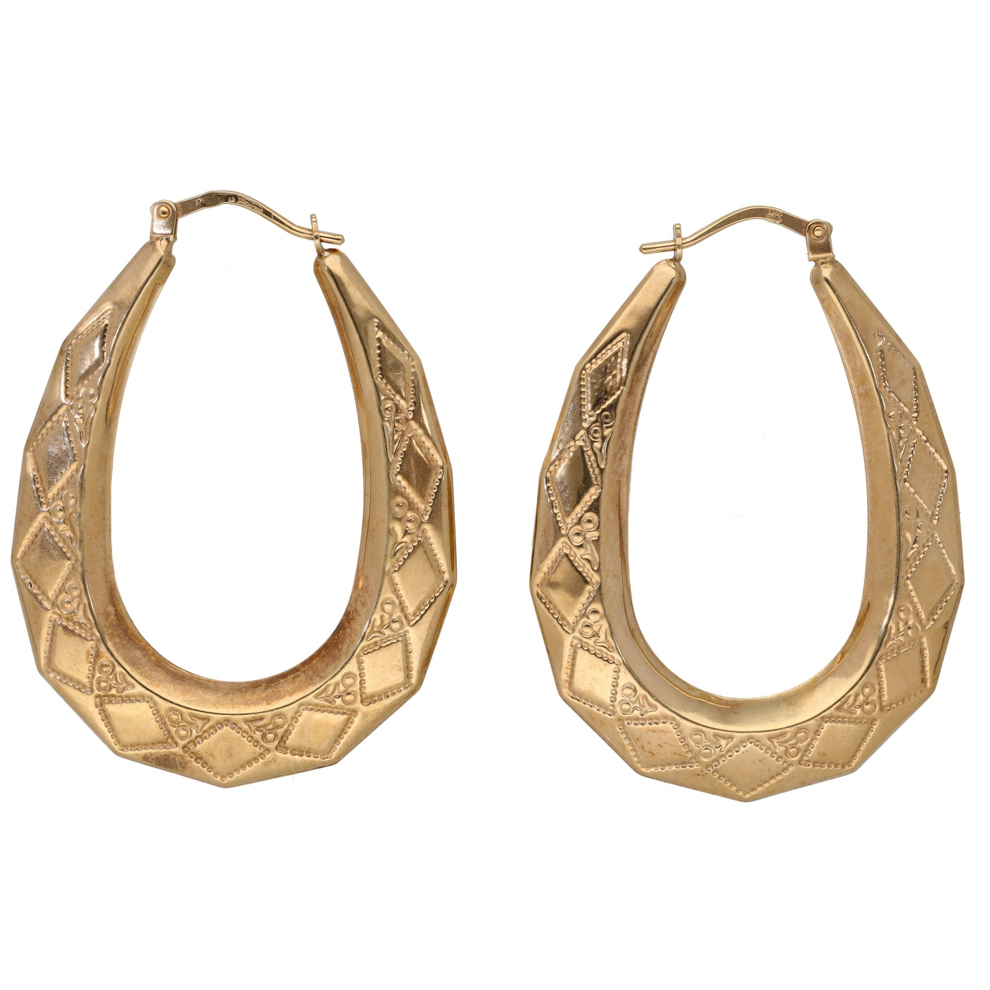 9ct Gold Creole Earrings