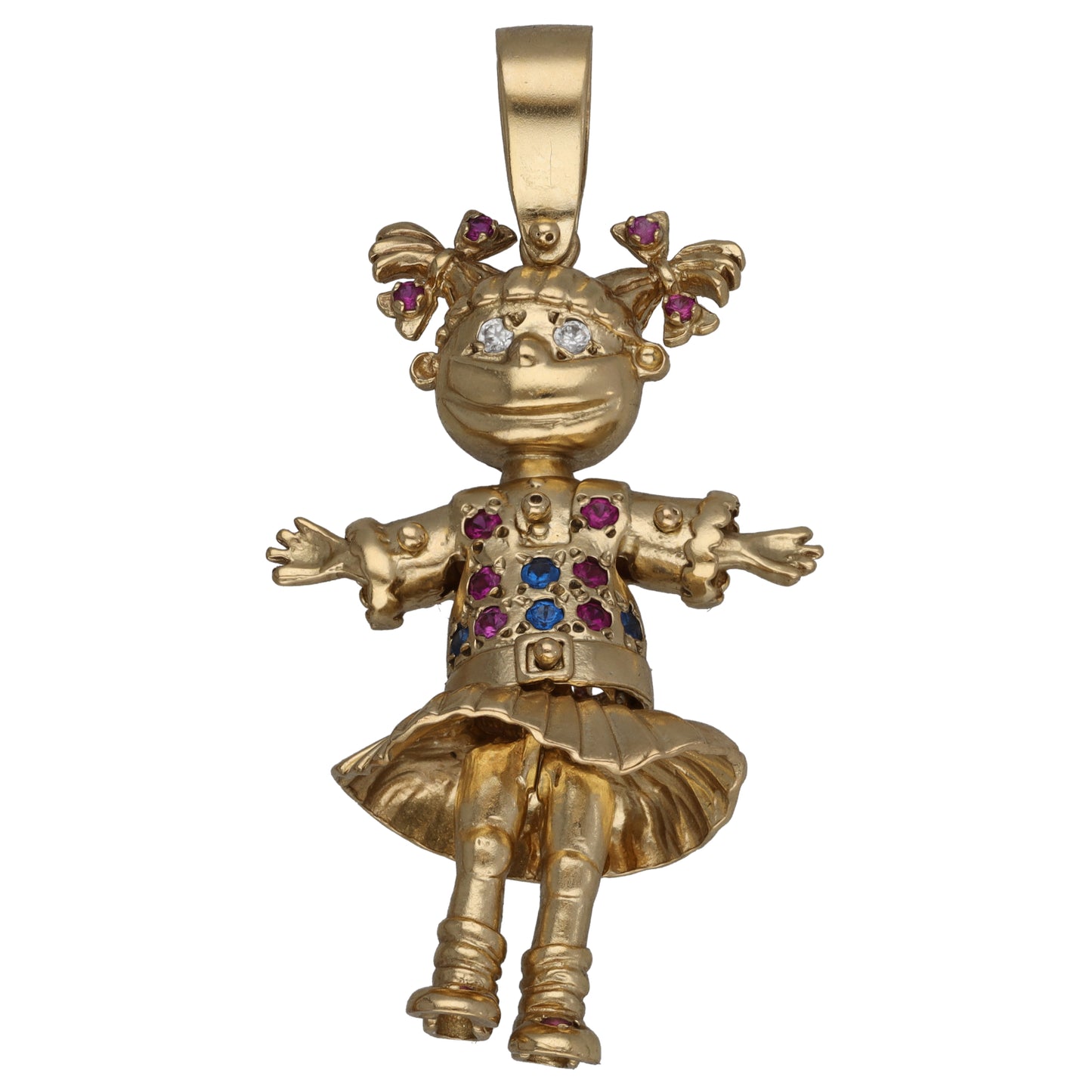 9ct Gold Imitation Dolly Pendant