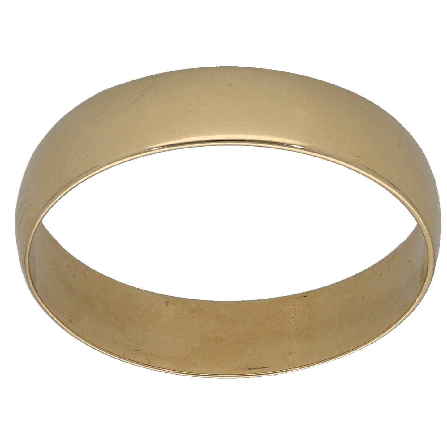 18ct Gold Plain Wedding Ring Size V