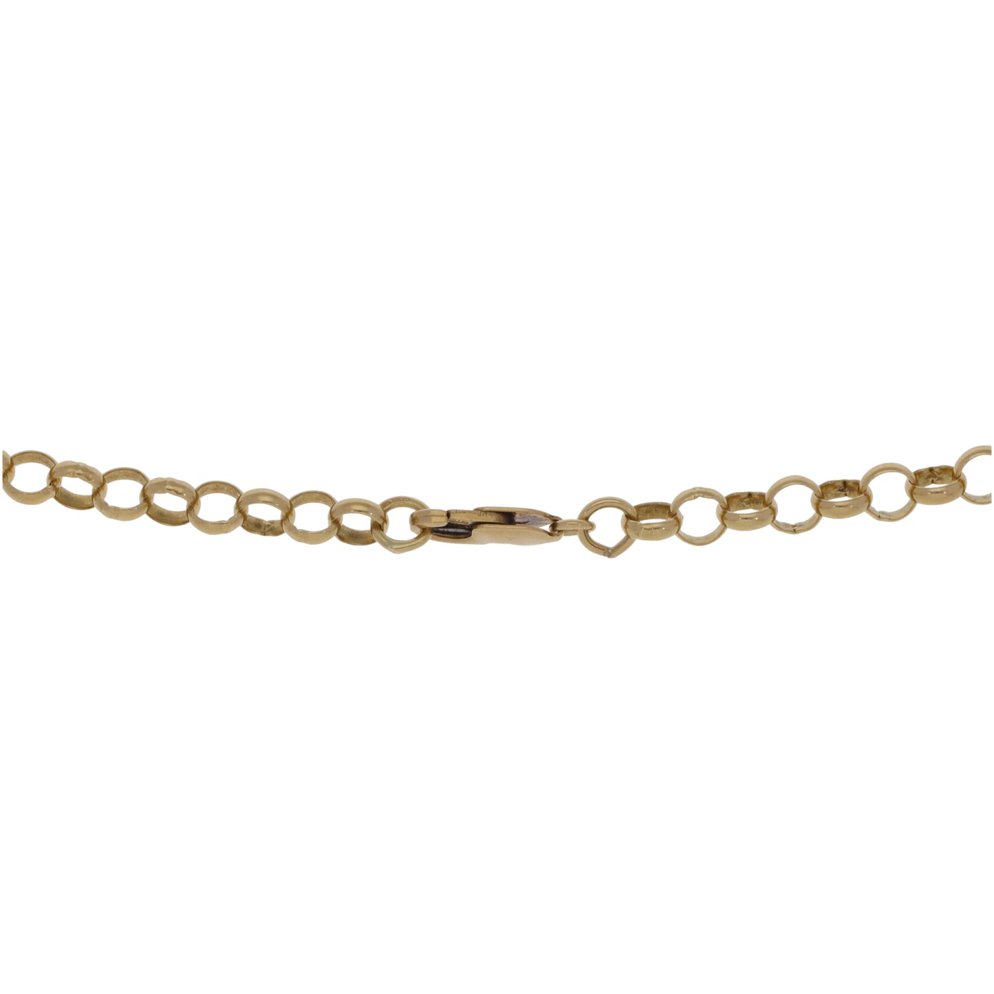 9ct Gold Belcher Chain 18"