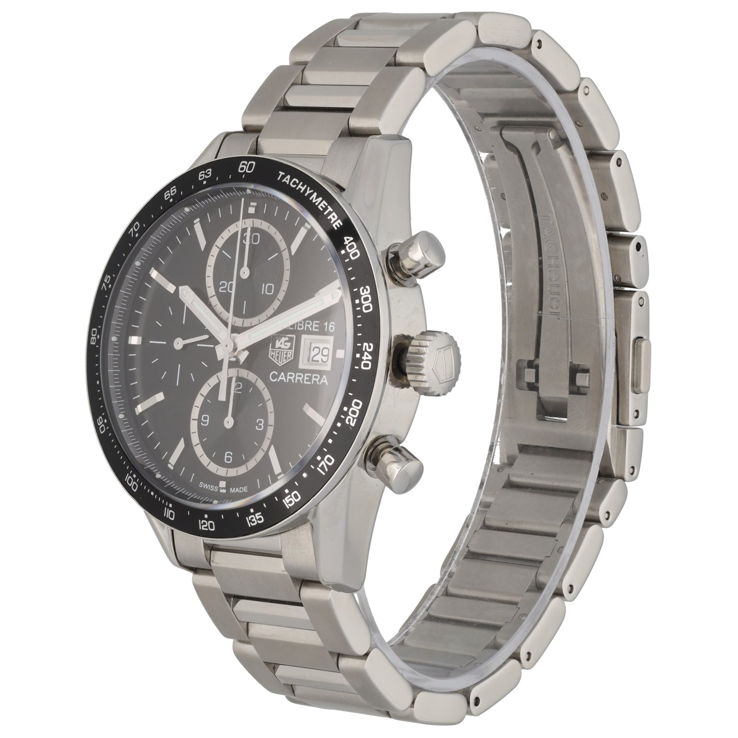 Tag Heuer Carrera CV201AJ 41mm Stainless Steel Watch
