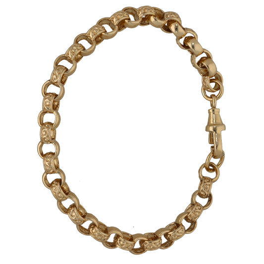9ct Gold Belcher Bracelet