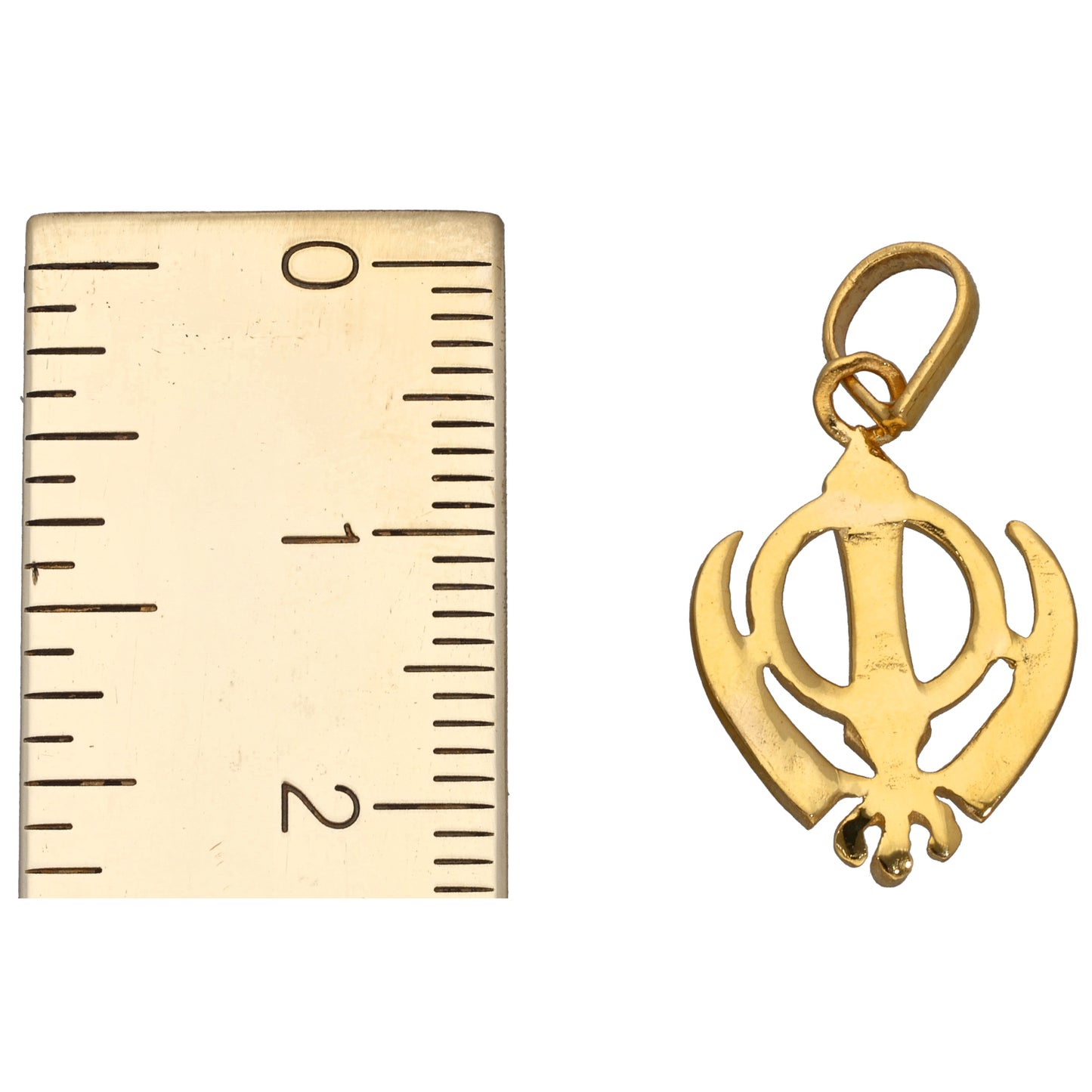 New 22ct Gold Sikh Kanda Pendant